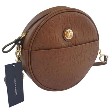 CARTERA CROSSBODY TOMMY HILFIGER CIRCULAR - MARRON TAMAÑO TALLA ÚNICA