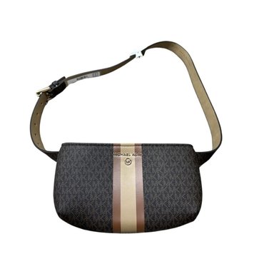 CINTURON CARTERA MICHAEL KORS - MARRON TAMAÑO S