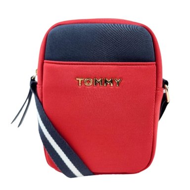 CROSSBODY O MORRAL REPORTER TOMMY HILFIGER - ROJO TAMAÑO TALLA ÚNICA