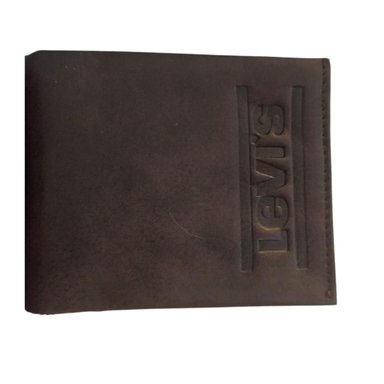 BILLETERA BIFOLD LEVIS PARA HOMBRE - MARRON OSCURO TAMAÑO TALLA ÚNICA