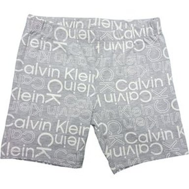 LICRA O BIKER CALVIN KLEIN NIÑA PLOMA