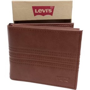 BILLETERA BIFOLD LEVIS PARA HOMBRE COLOR CAMEL TAMAÑO TALLA ÚNICA