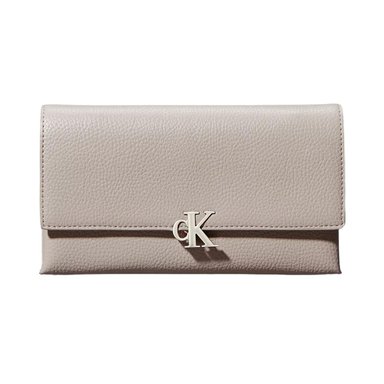 CARTERA CROSSBODY CALVIN KLEIN SLIM ARCHIVE HARDWARE - BEIGE TAMAÑO TALLA ÚNICA