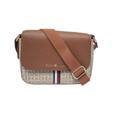 CARTERA CROSSBODY TOMMY HILFIGER FLAP MONOGRAM-PVC