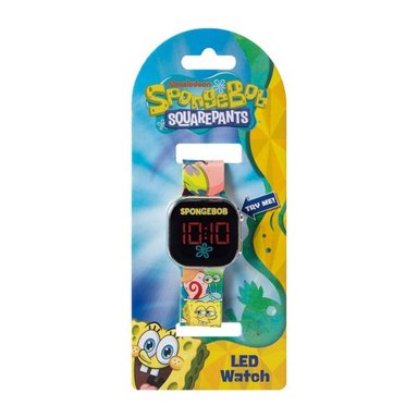 RELOJ LED PARA NIÑOS BOB ESPONJA