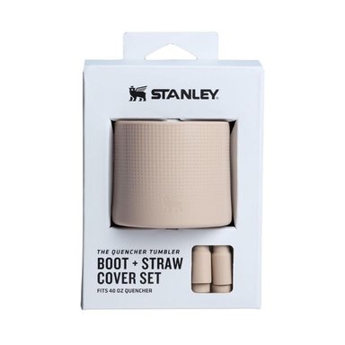 PROTECTOR DE SILICONA ANTIDESLIZANTE STANLEY PARA VASOS DE 40 OZ - SAND