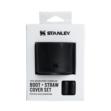 PROTECTOR DE SILICONA ANTIDESLIZANTE STANLEY PARA VASOS DE 20/30 OZ - NEGRO