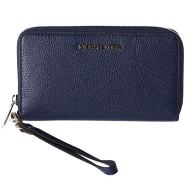 CARTERA WRISLET MICHAEL KORS JET SET LARGE FLAT - NAVY TAMAÑO TALLA ÚNICA