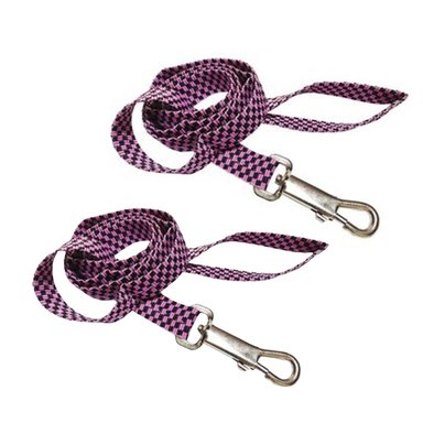 PACKX2 CORREA PARA PERRO DE NYLON TEJIDA ROSADA