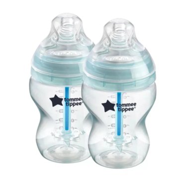 PACK X 2 BIBERON TOMMEE TIPPEE CON VALVULA ANTI COLICOS 260 ML TAMAÑO 260ML
