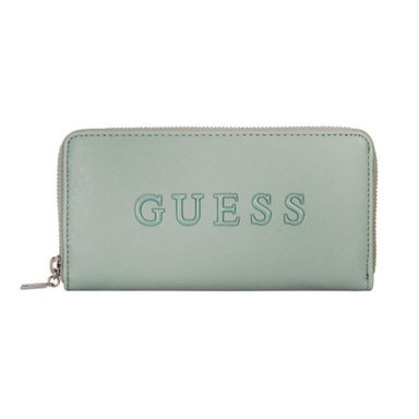 BILLETERA GUESS RODNEY SLG CON CIERRE - VERDE TAMAÑO TALLA ÚNICA
