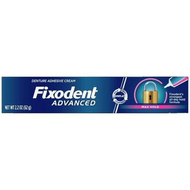 CREMA ADHESIVA PARA DENTADURAS FIXODENT ADVANCED - 62 G - 1