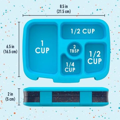 LONCHERA BENTGO KIDS LUNCH BOX - AZUL CONFETTI - 3