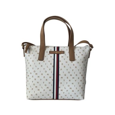 CARTERA CROSSBODY TOMMY HILFIGER MONOGRAM - BEIGE - 1