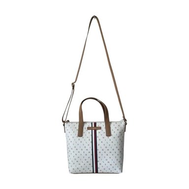 CARTERA CROSSBODY TOMMY HILFIGER MONOGRAM - BEIGE - 3