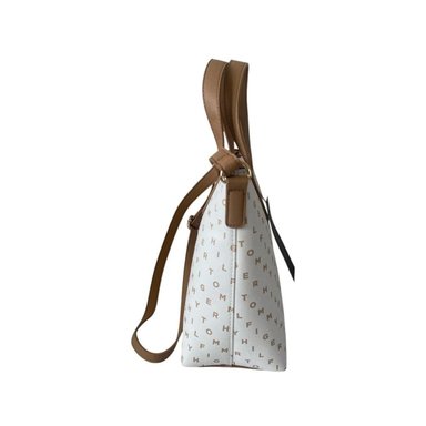 CARTERA CROSSBODY TOMMY HILFIGER MONOGRAM - BEIGE - 4