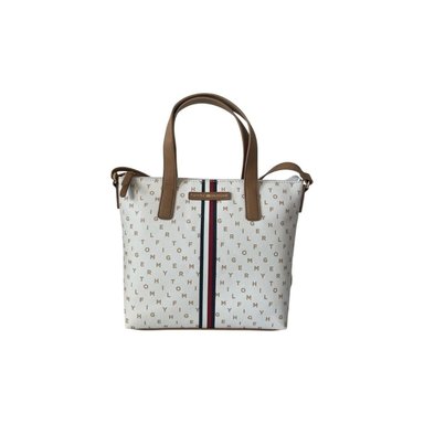 CARTERA CROSSBODY TOMMY HILFIGER MONOGRAM - BEIGE - 5