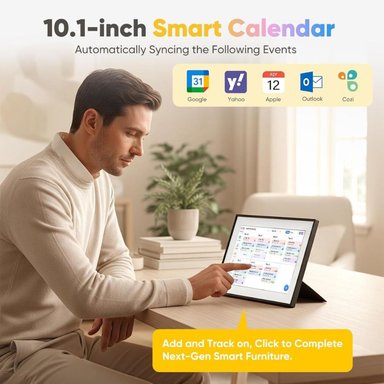 CALENDARIO DIGITAL INTELIGENTE FAMILIAR CON PANTALLA TÁCTIL 10 PULG - 2