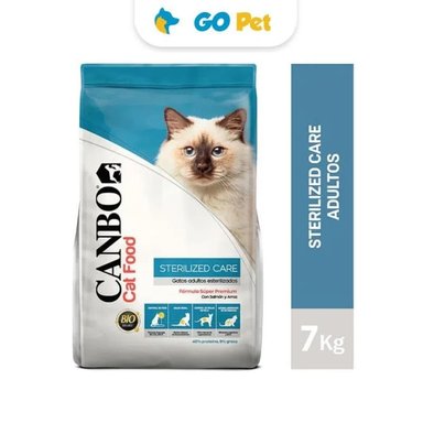 COMIDA SECA GATOS ADULTOS CANBO SACO STERILIZED CARE CUIDADO ESTERILIZADO 7 KG