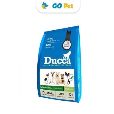 COMIDA SECA PERROS ADULTOS DUCCA RAZA PEQUEÑA SABOR QUINUA CAJA 7KG