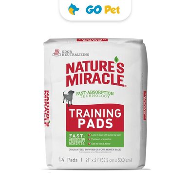 PAÑAL PERRO NATURE'S MIRACLE DE ENTRENAMIENTO X 14 UND