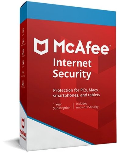 MCAFEE ANTIVIRUS INTERNET SECURITY 10 PC - 1