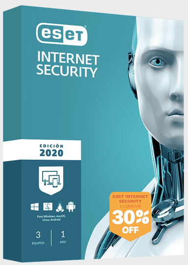 ESET ANTIVIRUS INTERNET SECURITY 3 PC - 1