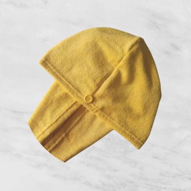 TURBANTE DE MICROFIBRA - SECADO ANTI FRIZZ ADULTO (COLOR ENTERO) LÚCUMA