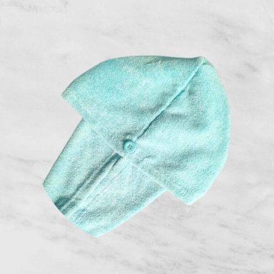 TURBANTE DE MICROFIBRA - SECADO ANTI FRIZZ ADULTO (COLOR ENTERO) MINTY