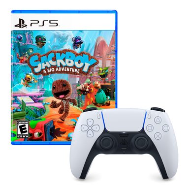 MANDO SONY PLAYSTATION 5 DUALSENSE BLANCO + SACKBOY A BIG ADVENTURE - 1