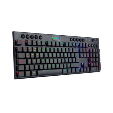 TECLADO INALÁMBRICO REDRAGON GAMER HORUS FS WIRELESS SPANISH K618 RGB SP RED SWITCH HORUS K618 - 3
