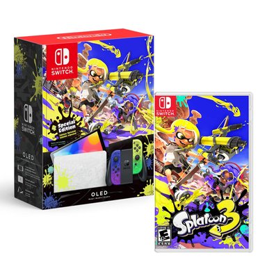 CONSOLA NINTENDO SWITCH EDICION SPLATOON + SPLATOON 3 - 1