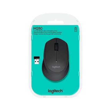 MOUSE INALÁMBRICO LOGITECH M280 WIRELESS BLACK - 1