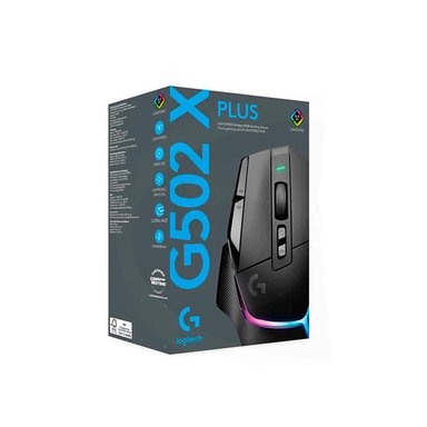 MOUSE GAMER INALÁMBRICO LOGITECH G502 XPLUS NEGRO LIGHTPEED WIRELESS RGB BLACK - 1