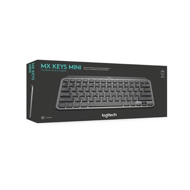 TECLADO WINDOWS INALÁMBRICO LOGITECH MX KEYS MINI MULTI-DEVICE BT ILUMINADO GRAPHITE SP - 1