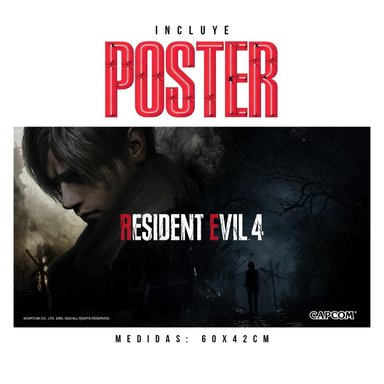 JUEGO PLAYSTATION 5 RESIDENT EVIL 4 + POSTER - 2