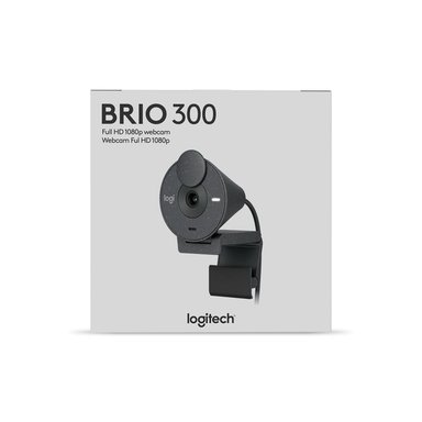 CÁMARA LOGITECH BRIO 300 FHD 1080P USB C BLACK - 1