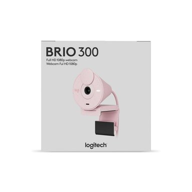 CÁMARA LOGITECH BRIO 300 FHD 1080P USB C ROSA - 1