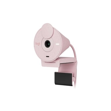 CÁMARA LOGITECH BRIO 300 FHD 1080P USB C ROSA - 2