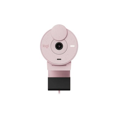 CÁMARA LOGITECH BRIO 300 FHD 1080P USB C ROSA - 4