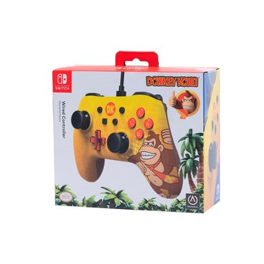 MANDO NINTENDO SWITCH POWERA CON CABLE DONKEY KONG EDICION - 1
