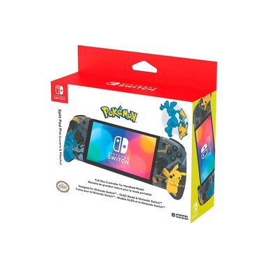 MANDO NINTENDO SWITCH HORI SPLIT PAD PRO LUCARIO Y PIKACHU - 1