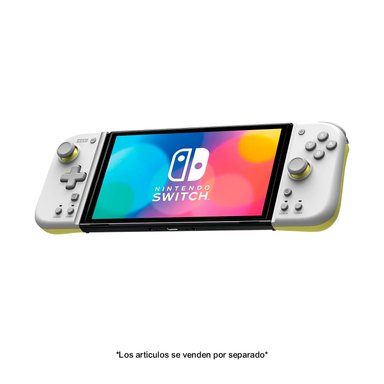 MANDO NINTENDO SWITCH HORI SPLIT PAD COMPACT LIGHT GRAY YYELLOW - 2