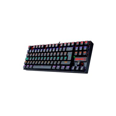 TECLADO REDRAGON GAMER KUMARA RAINBOW SPANISH K552W KR SP BLACK RED SWITCH TKL - 2
