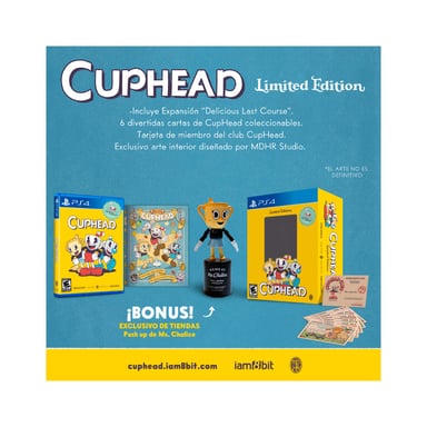 JUEGO PLAYSTATION 4 CUPHEAD LIMITED EDITION LATAM - 2