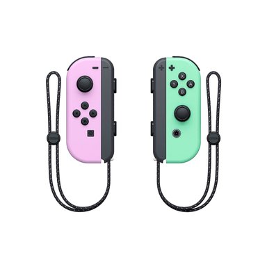 CONTROLES NINTENDO SWITCH JOY-CON L R PURPURA PASTEL VERDE PASTEL - 2