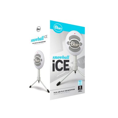 MICRÓFONO USB BLUE SNOWBALL ICE CARDIOID WHITE BLANCO - 1