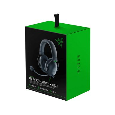AUDÍFONOS GAMER RAZER OVER-EAR BLACKSHARK V2 X C/MICROF USB 7.1 BLACK - 1
