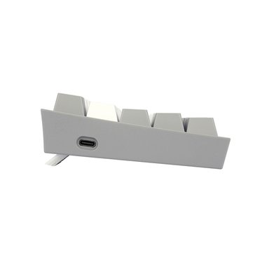 TECLADO REDRAGON GAMER FIZZ PRO WIRELESS SPANISH -RGB-WG WHITE-GRAY K616 - 3