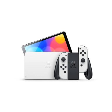 CONSOLA NINTENDO SWITCH MODELO OLED BLANCO + SUPER MARIO PARTY + ESTUCHE MARIO AND FRIENDS - 2